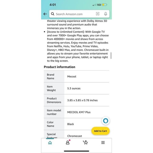 Android Tv Box KM7 Mecool - Picture 8 of 8